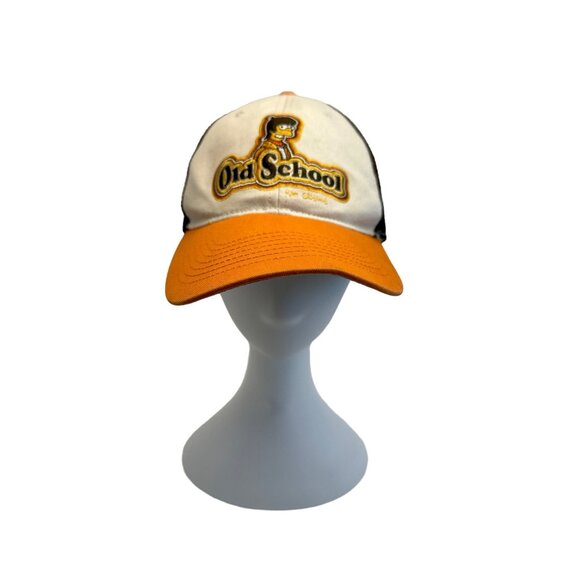 The Simpsons Old School Homer Brown Bio Domes Baseball Cap Hat Sz Kids - Picture 2 of 11